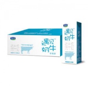 君乐宝（JUNLEBAO）遇见奶牛纯牛奶250ml*24*3件