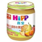 HiPP 喜宝 婴幼儿有机果泥 125g 缤纷水果味 *5件