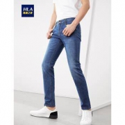 HLA 海澜之家 HKNAD1E073A 男士经典水洗牛仔裤