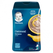 Gerber 嘉宝 婴幼儿香蕉味益生菌燕麦粉 2段 227g *5件