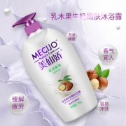 美仙娇 乳木果牛奶嫩肤沐浴露500g 9.9元包邮