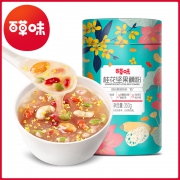 25日10点聚划算前500件半价：百草味桂花坚果藕粉 含36%坚果水果 350g 24.95元包邮