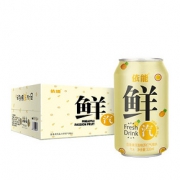 依能百香果凤梨复合味罐装苏打水气泡水饮料330ml×24罐/箱整箱 *4件