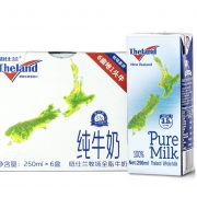 Theland 纽仕兰 3.5全脂高钙早餐纯牛奶  250ml*6盒 9.45元包邮（双重优惠）