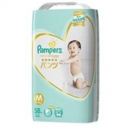 Pampers 帮宝适 一级帮婴儿拉拉裤 M58片 *4件