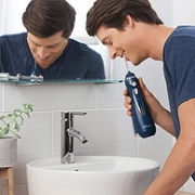 大差价！waterpik 洁碧 无线高级水牙线 WP-563 经典蓝色
