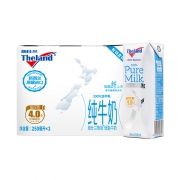 4.0g乳蛋白，纽仕兰 低脂牛奶 250mlx3盒x8件