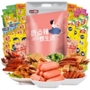 盐津铺子 零食大礼包 豆干凤爪组合家庭装1001g