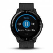 佳明（GARMIN）VA3 黑色 Music音乐版 迪丽热巴同款男女跑步腕表 骑行游泳运动睡眠监测防水支付智能手表