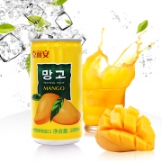韩国进口 Crown/克丽安 芒果汁饮料 180mlx10罐