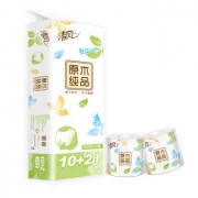 88VIP：清风 原木Junior 卷纸 4层110g*12卷 *10件 136.94元包邮（合13.69元/件）