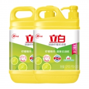 立白 柠檬去油洗洁精 1.12kg*2瓶 19.9元包邮（需用券）
