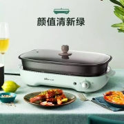 小熊 电火锅 多功能 料理锅 4L（火锅盘+煎烤盘+六圆盘）