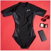 Speedo 速比涛 海岸线系列 812145D531 女款连体泳衣