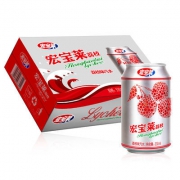 宏宝莱 荔枝味 汽水 330ml*12罐