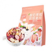 老金磨方 蜜桃乌龙味酸奶果粒水果麦片 300g*5