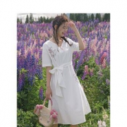 茵曼 18921021082 女士文艺纯棉连衣裙