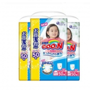 限用户、历史低价：GOO.N 大王 维E系列 女宝拉拉裤 XL50*3包 187.75元含税包邮