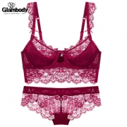 Glambody 818964 女士性感薄文胸套装 65元包邮（需用券）