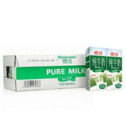 德国进口牛奶 德亚（Weidendorf）脱脂纯牛奶 早餐奶 200ml*30整箱装（新老包装随机发货） *2件