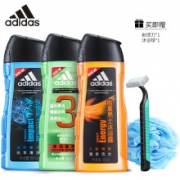 阿迪达斯 男士 香氛沐浴露250ml*3瓶