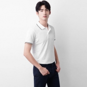 lati 诚衣 46598 男士吸汗条纹领polo衫 66元