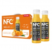天猫 88VIP：农夫山泉 100%NFC橙汁饮品饮料 300ml*10瓶/箱 *3件 127.3元包邮（多重优惠，合42.43元/件）