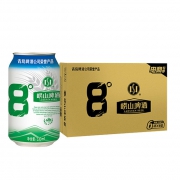 16日0点、88VIP：青岛啤酒 崂山8度 清爽醇正 330*24罐 *3件