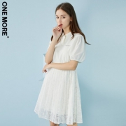 ONE MORE 收腰显瘦碎花连衣裙 低至129元