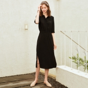 百亿补贴： 三彩 D022885L10 女士雪纺连衣裙