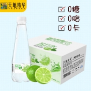 天地精华 青柠檬味无糖无气弱碱性苏打水 410ml*15瓶