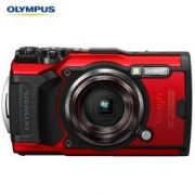 奥林巴斯 OLYMPUS TG-6 多功能运动相机 防水防震防尘数码tg6照相机 微距潜水 户外旅游 4K视频 卡片机 红色