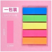 deli 得力 9060系列 荧光膜标签贴 5色/包 100张