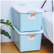 禧天龙 80L加大号 收纳箱 带滑轮2个装