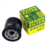 MANN 曼牌 W67/1 机油滤清器 日产马自达车系专用 *3件
