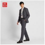 UNIQLO 优衣库 418924 男士弹力毛料长裤