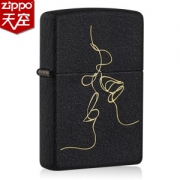 美国原机进口 Zippo 唇齿相依一吻定情 16孔防风打火机