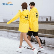 ohsunny暴风时尚雨衣男女风衣大码户外防水旅游登山长款雨披潮牌 *3件