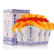 衡水老白干 青花52度 纯粮白酒 500ml*4瓶