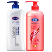 好迪 柔顺洗发水护发素套装 共1750ml 29.9元包邮（需用券）