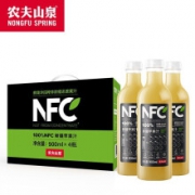 农夫山泉 NFC果汁饮料 100%NFC新疆苹果汁 900ml*4瓶装
