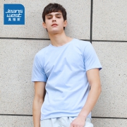 616预告：JEANSWEST 真维斯 60-173001 男士圆领修身T恤 17.4元