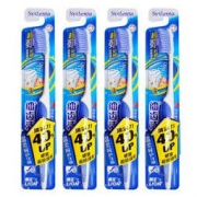 LION 狮王 细齿洁超劲螺旋牙刷 四支装