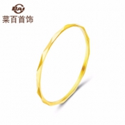 CBAI 菜百首饰 9KKR0051 18K金戒指