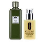 ORIGINS 焕能精华水 200ml+CLINIQUE 卓越润肤啫喱 无油黄油 125ml