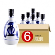 山西汾酒 53度 小兰花 清香型 475ml*6整箱装*3