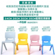 加厚儿童椅子靠背幼儿园塑料凳子宝宝椅学生椅小椅子家用凳子防滑