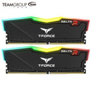 十铨（Team）DDR4 3200 16G（8G*2）台式机内存条 Delta系列 RGB灯条