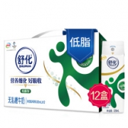 伊利 舒化无乳糖牛奶 低脂型 220ml*12盒/箱*5件