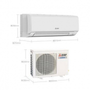 三菱电机 KFR-36GW/BpK（MSZ-RFJ12VA） 大1.5匹 变频 壁挂空调